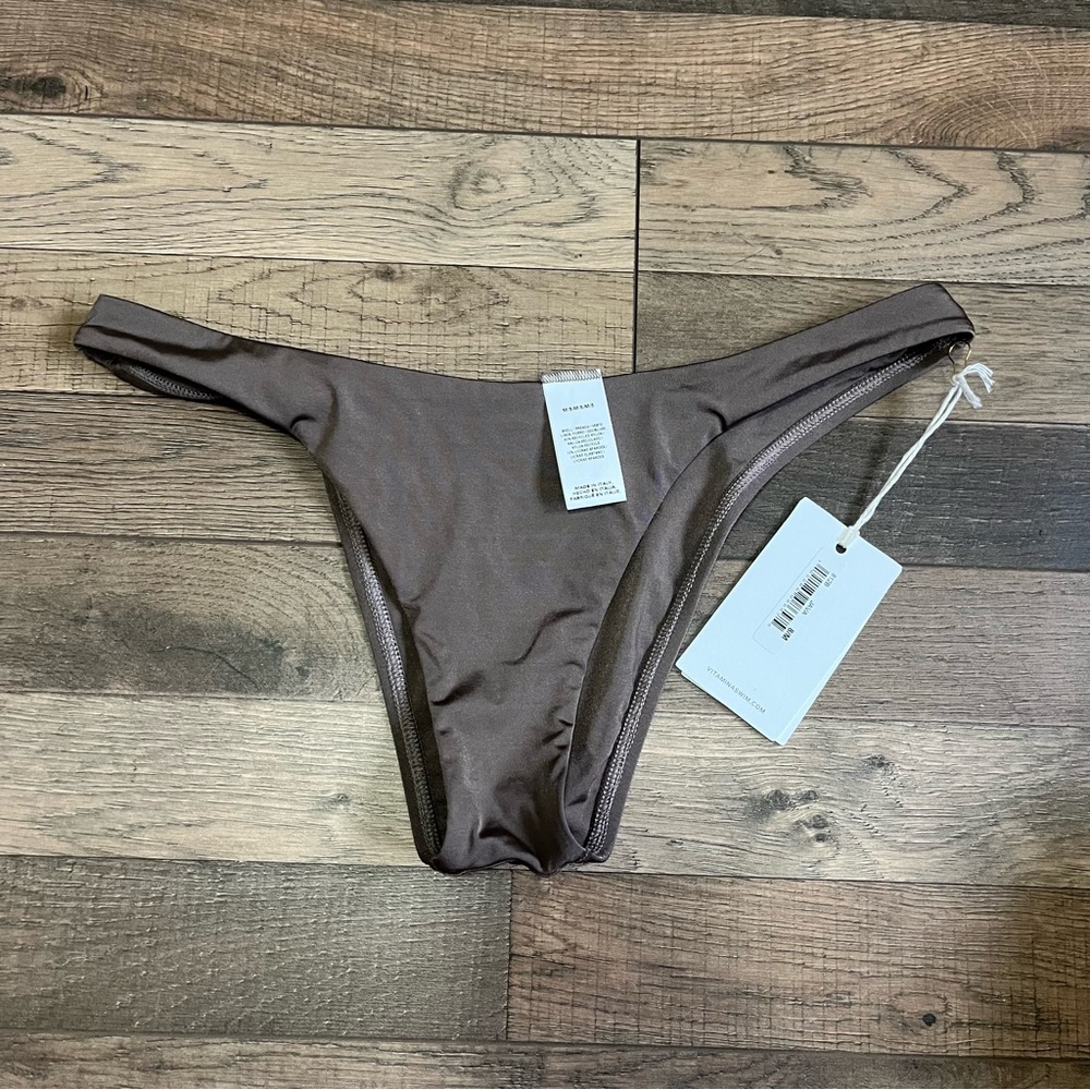 NWT Vitamin A Swim Java Bikini bottoms 8 M